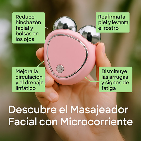 Mini Masajeador Facial con Microcorriente