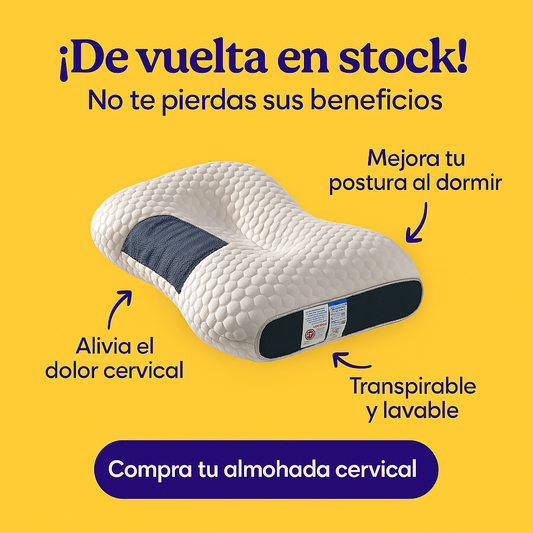 Almohada Ergonómica Ortopédica™ - Duerme Mejor, Sin Dolor